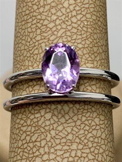 *Кольцо р.18,5 Аметист арт. 01-1645/00АМ-00-046 Вес 3,77 г - фото 284990