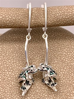 *Серьги Лягушки Эмаль арт. 02-4653-00-000-0200-71-936 вес 4,41 г - фото 285014 *Серьги Лягушки Эмаль арт. 02-4653-00-000-0200-71-936 вес 4,41 г - фото 285014