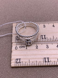 *Кольцо р.20 Белый Фианит арт. 01-5353-00-401-0200-69-990 вес 3,73 г - фото 285032 *Кольцо р.20 Белый Фианит арт. 01-5353-00-401-0200-69-990 вес 3,73 г - фото 285032