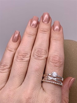 *Кольцо р.20 Белый Фианит арт. 01-5353-00-401-0200-69-990 вес 3,73 г - фото 285034 *Кольцо р.20 Белый Фианит арт. 01-5353-00-401-0200-69-990 вес 3,73 г - фото 285034