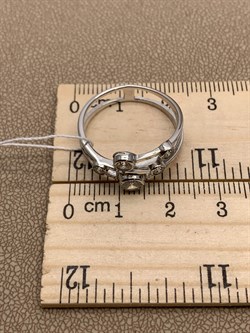 *Кольцо р.19 Белый Фианит арт. 01-5354-00-401-0200-69-134 вес 2,82 г - фото 285058 *Кольцо р.19 Белый Фианит арт. 01-5354-00-401-0200-69-134 вес 2,82 г - фото 285058