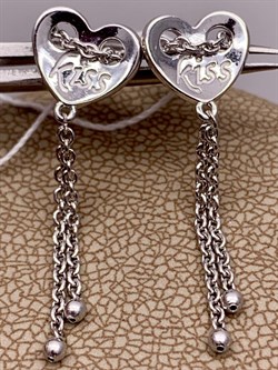 *Серьги Пусеты Kiss арт. 02-4373-00-000-0200-68-910 вес 2,05 г - фото 285097 *Серьги Пусеты Kiss арт. 02-4373-00-000-0200-68-910 вес 2,05 г - фото 285097