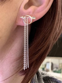 *Серьги Пусеты Стрелы арт. 02-4618-00-000-0200-71-755 вес 3,64 г - фото 285125 *Серьги Пусеты Стрелы арт. 02-4618-00-000-0200-71-755 вес 3,64 г - фото 285125