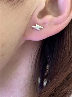 *Серьги Пусеты Молнии арт. 02-4609-00-000-0200-71-846 вес 1,7 г - фото 285138 *Серьги Пусеты Молнии арт. 02-4609-00-000-0200-71-846 вес 1,7 г - фото 285138