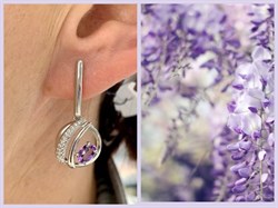 *Серьги Аметист арт. 02-0773/00АМ-00-724 Вес 4,91 г - фото 285158 *Серьги Аметист арт. 02-0773/00АМ-00-724 Вес 4,91 г - фото 285158