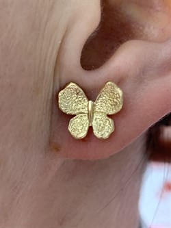 *Серьги Пусеты Бабочки арт. OR2268-480 Вес 2,13 г - фото 285174 *Серьги Пусеты Бабочки арт. OR2268-480 Вес 2,13 г - фото 285174