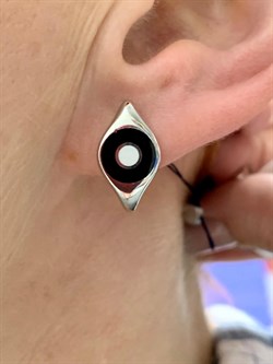 *Серьги Эмаль арт. 02-2223/ЭМ22-00-752 вес 3,63 г - фото 285271