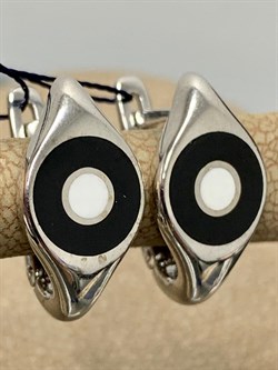 *Серьги Эмаль арт. 02-2223/ЭМ22-00-752 вес 3,63 г - фото 285272