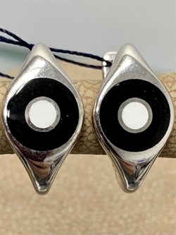 *Серьги Эмаль арт. 02-2223/ЭМ22-00-752 вес 3,63 г - фото 285274