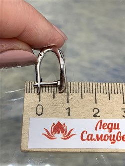 *Серьги Эмаль арт. 02-2223/ЭМ22-00-752 вес 3,63 г - фото 285275