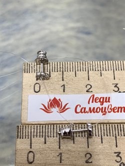 *Пусеты Цветочки Белый Фианит арт. 02-2269/00КЦ-00-679 вес 0,87 г - фото 285320 *Пусеты Цветочки Белый Фианит арт. 02-2269/00КЦ-00-679 вес 0,87 г - фото 285320