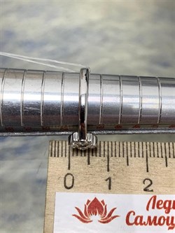 *Кольцо р.16,5 Белый Фианит арт. 01-1531/00КЦ-00-795 вес 1,77 г - фото 285331