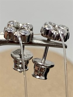 *Пусеты Белый Фианит арт. 02-1531/00КЦ-00-248 вес 1,47 г - фото 285335 *Пусеты Белый Фианит арт. 02-1531/00КЦ-00-248 вес 1,47 г - фото 285335