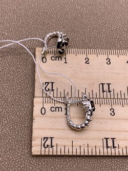 *Серьги Сорпионы Дымчатый Кварц арт. 02-4637-00-202-0200-68-328 вес 3,31 г - фото 285420