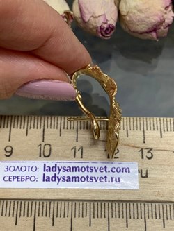 *Серьги Листья арт. OR1906-883 вес 7,59 г - фото 285547 *Серьги Листья арт. OR1906-883 вес 7,59 г - фото 285547