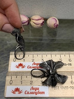 *Серьги Банты арт. OR1983-097 вес 15,2 г - фото 285610 *Серьги Банты арт. OR1983-097 вес 15,2 г - фото 285610