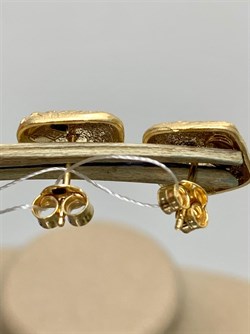 *Серьги Пусеты Абстракция арт. OR2077-10-804 вес 3,51 г - фото 285633