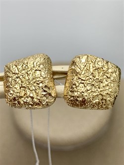 *Серьги Пусеты Абстракция арт. OR2077-10-804 вес 3,51 г - фото 285637