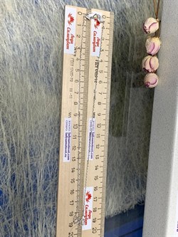 *Колье р.40 Белый Бр арт. 06-2903/000Б-00-998 вес 2,8 г - фото 285688