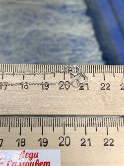 *Колье р.40 Сердца Белый Фианит арт. 06-1103/00КЦ-00-554 вес 4,20 г - фото 285694 *Колье р.40 Сердца Белый Фианит арт. 06-1103/00КЦ-00-554 вес 4,20 г - фото 285694