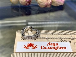 *Колье р.40 Сердца Белый Фианит арт. 06-1103/00КЦ-00-554 вес 4,20 г - фото 285695 *Колье р.40 Сердца Белый Фианит арт. 06-1103/00КЦ-00-554 вес 4,20 г - фото 285695