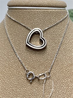 *Колье р.40 Сердца Белый Фианит арт. 06-1103/00КЦ-00-554 вес 4,20 г - фото 285699 *Колье р.40 Сердца Белый Фианит арт. 06-1103/00КЦ-00-554 вес 4,20 г - фото 285699