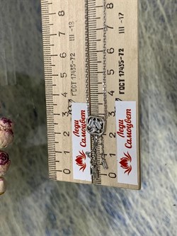 *Колье р.40-45 Белый Фианит арт. 06-2839/00КЦ-00-971 вес 3,59 г - фото 285718 *Колье р.40-45 Белый Фианит арт. 06-2839/00КЦ-00-971 вес 3,59 г - фото 285718