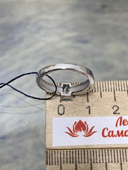 *Кольцо р.16 Голубой Топаз арт. 01-1997/00ТБ-00-272 Вес 2,45 г - фото 285749