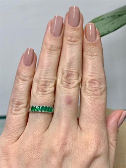 *Кольцо р.16,5 Зеленый Агат арт. 01-0271/00АГ-00-898 вес 2,25 г - фото 285784 *Кольцо р.16,5 Зеленый Агат арт. 01-0271/00АГ-00-898 вес 2,25 г - фото 285784