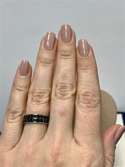 *Кольцо р.16,5 иск Черная Шпинель арт. 01-2247/00ЧШ-00-713 вес 3,04 г - фото 285792