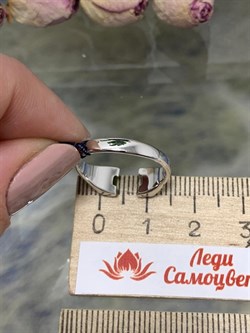 *Кольцо р.16,5 Хризолит иск арт. 01-0428/ЮСХР-00-591 Вес 2,28 г - фото 285815