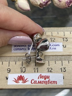 *Серьги Пусеты арт. ORG2-044 вес 4,61 г - фото 285866