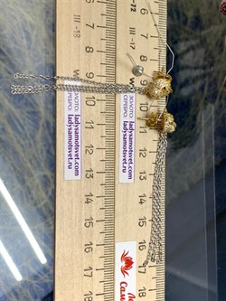 *Пусеты Тигры Фианит арт. OR09900-727 вес 4,77 г - фото 285995 *Пусеты Тигры Фианит арт. OR09900-727 вес 4,77 г - фото 285995