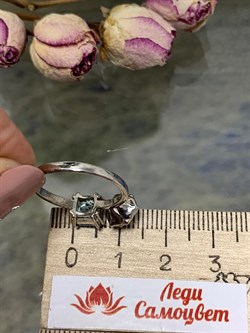 *Кольцо р.17 Голубой Топаз арт. 01-0470/00ТБ-00-547 Вес 2,8 г - фото 286017 *Кольцо р.17 Голубой Топаз арт. 01-0470/00ТБ-00-547 Вес 2,8 г - фото 286017
