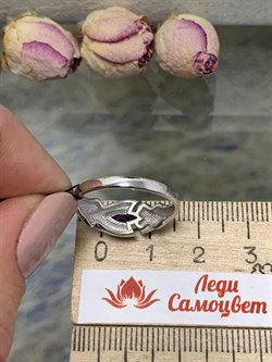 *Кольцо р.18,5 Лавандовый Аметист арт. 01-0946/00АМ-00-297 Вес 2,6 г - фото 286078 *Кольцо р.18,5 Лавандовый Аметист арт. 01-0946/00АМ-00-297 Вес 2,6 г - фото 286078