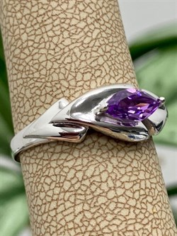 *Кольцо р.18,5 Лавандовый Аметист арт. 01-0946/00АМ-00-297 Вес 2,6 г - фото 286080 *Кольцо р.18,5 Лавандовый Аметист арт. 01-0946/00АМ-00-297 Вес 2,6 г - фото 286080