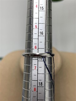 *Кольцо р.17 Микс Голубой Топаз Сапфир иск арт. 01-1375/00ТБ-00-461 Вес 2,44 г - фото 286091