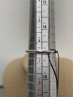 *Кольцо р.17 Черная Шпинель иск арт. 01-1891/00ЧШ-00-577 вес 1,38 г - фото 286096