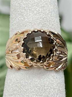 *Кольцо р.17,5 Дымчатый Кварц арт. 01-2340/00РТ-06-904 вес 4,28 г - фото 286112