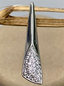 *Подвеска Белый Фианит арт. 03-1310/00КЦ-00-611 вес 1,83 г - фото 286124 *Подвеска Белый Фианит арт. 03-1310/00КЦ-00-611 вес 1,83 г - фото 286124