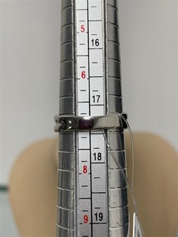 *Кольцо р.17,5 Белый Фианит арт. 01-1399/00КЦ-00-312 вес 2,58 г - фото 286178
