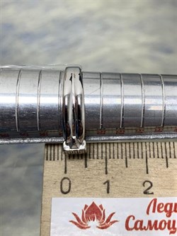 *Кольцо р.17,5 Белый Фианит арт. 01-1399/00КЦ-00-312 вес 2,58 г - фото 286180