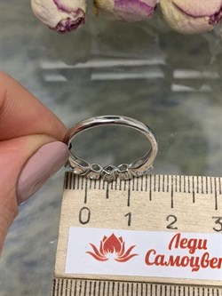 *Кольцо р.17,5 Голубой Топаз арт. 01-1746/00ТБ-00-158 вес 1,86 г - фото 286198