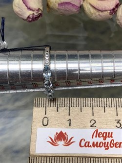 *Кольцо р.17,5 Голубой Топаз арт. 01-1746/00ТБ-00-158 вес 1,86 г - фото 286200