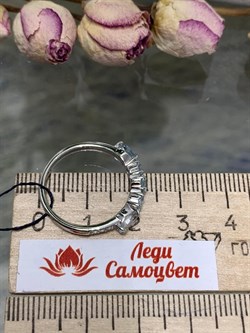 *Кольцо р.18 Голубой Топаз арт. 01-1746/00ТБ-00-186 вес 1,93 г - фото 286206