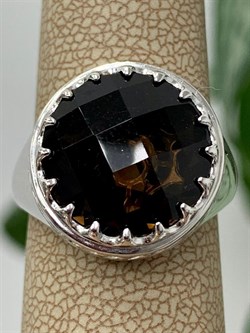 *Кольцо р.17,5 Дымчатый Кварц арт. 01-2332/00РТ-00-782 вес 6,48 г - фото 286267 *Кольцо р.17,5 Дымчатый Кварц арт. 01-2332/00РТ-00-782 вес 6,48 г - фото 286267