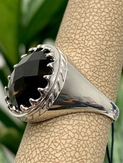 *Кольцо р.17,5 Дымчатый Кварц арт. 01-2332/00РТ-00-782 вес 6,48 г - фото 286273 *Кольцо р.17,5 Дымчатый Кварц арт. 01-2332/00РТ-00-782 вес 6,48 г - фото 286273