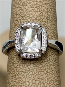 *Кольцо р.17,5 Горный Хрусталь арт. 01-2109/00ГХ-00-206 вес 3,54 г - фото 286287