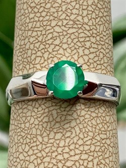 *Кольцо р.17,5 Зеленый Агат арт. 01-1214/00АГ-00-324 вес 2,14 г - фото 286298 *Кольцо р.17,5 Зеленый Агат арт. 01-1214/00АГ-00-324 вес 2,14 г - фото 286298