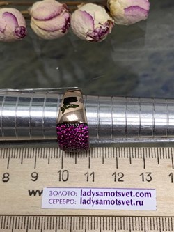 *Кольцо р.19 Розовый Фианит арт. 01-2753/0КЦ2-67-262 вес 7,46 г - фото 286333 *Кольцо р.19 Розовый Фианит арт. 01-2753/0КЦ2-67-262 вес 7,46 г - фото 286333